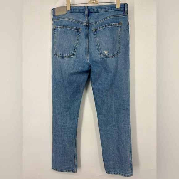 Everlane The Relaxed Fit Button Fly Medium Blue Denim Jeans 27 - Picture 3 of 3